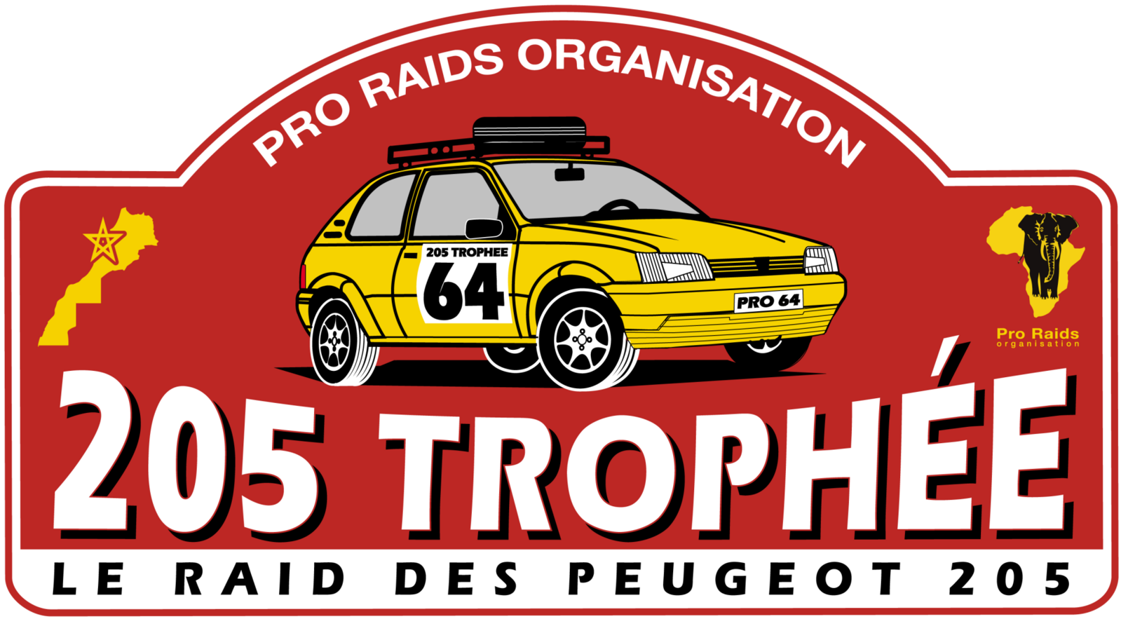 Logo Raid 205 Trophée Maroc